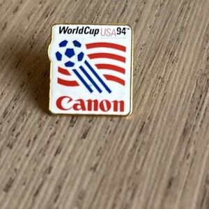 Vintage World Cup USA 94 Canon Logo Pin